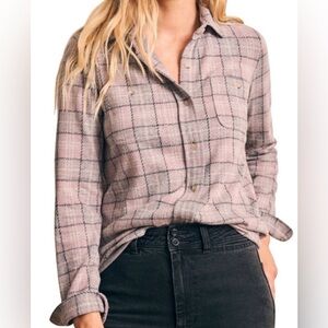 NWT Faherty Legend Sweater Shirt Mystic Plaid Size XS 💜💜💜